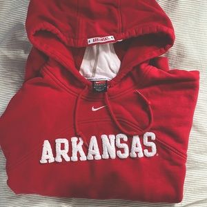 Arkansas men’s large hoodie pullover